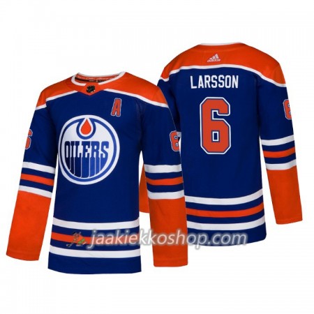 Miehille NHL Edmonton Oilers Pelipaita Adam Larsson 6 Adidas Alternate 2018-19 Authentic